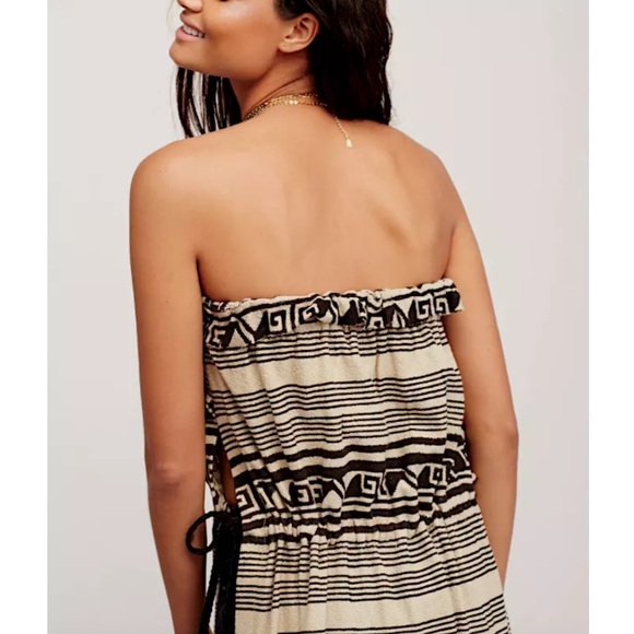 FREE PEOPLE Party Dress Intricate Long Draped Gown - Picture 3 of 8